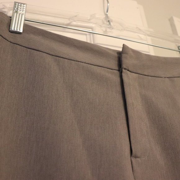 High-Waisted Grey Slacks - Picture 3 of 5